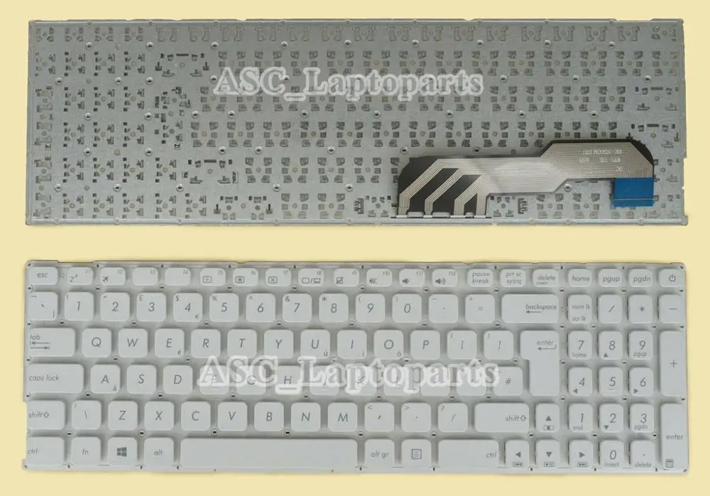 Клавиатура QWERTY для Asus F541N F541NA F541U F541UA F541UJ F541UV 541 F541S F541SA F541SC без рамки | Компьютеры и