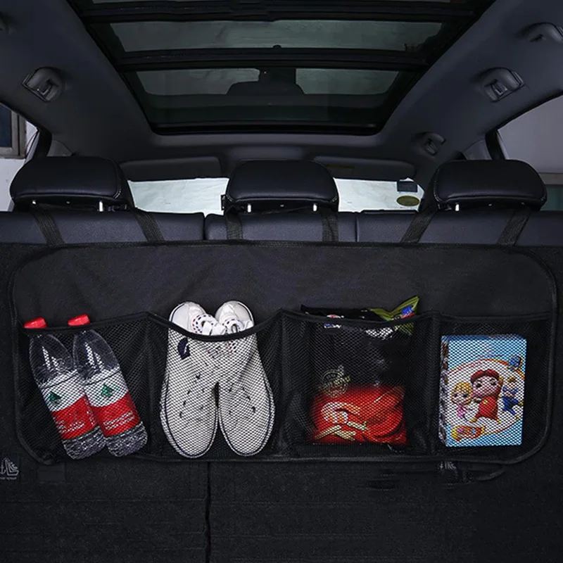 Универсальный автомобильный органайзер Сетчатая Сумка на заднее сиденье