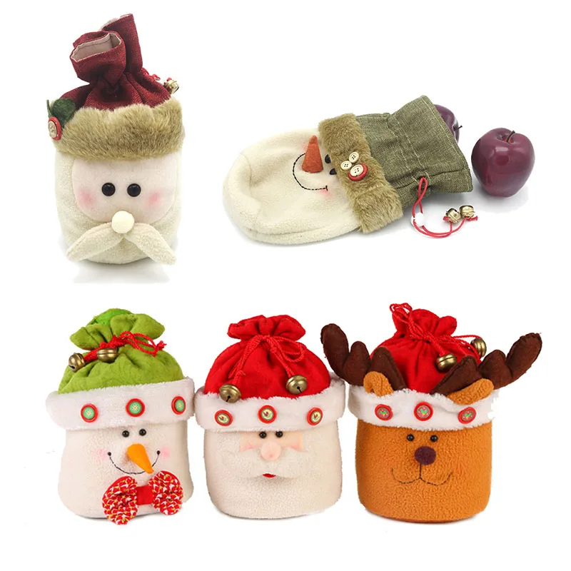 1 шт Украшение Рождественский подарок старика Снеговик apple Санта Клаус