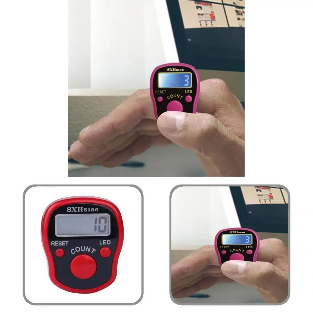 

Mini Screen Lightweight Golf Sports Laboratory Multifunctional Digital Finger Counter for School