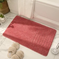 modern stripes bath mat absorbent bathroom carpets doormat anti slip home floor rugs in bathroom toilet hallway 4060 5080cm