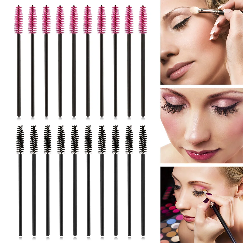

50pcs Disposable Eyelash Brushes Set Mascara Applicator Eye Makeup Brushes Beauty Tools Kits MPwell