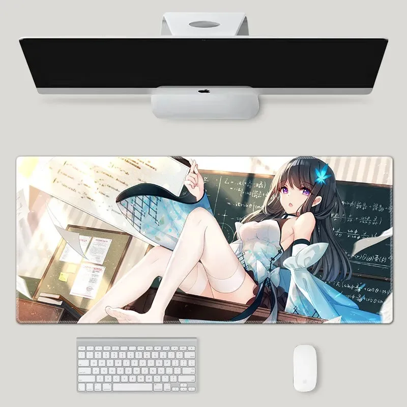 

Sexy Gaming Mouse Pad Large Size Mouse Pad Anime Sexy Mouse Pad Laptop Notebook Keyboard Pad 90x40CM Anti-skid Precision Seaming