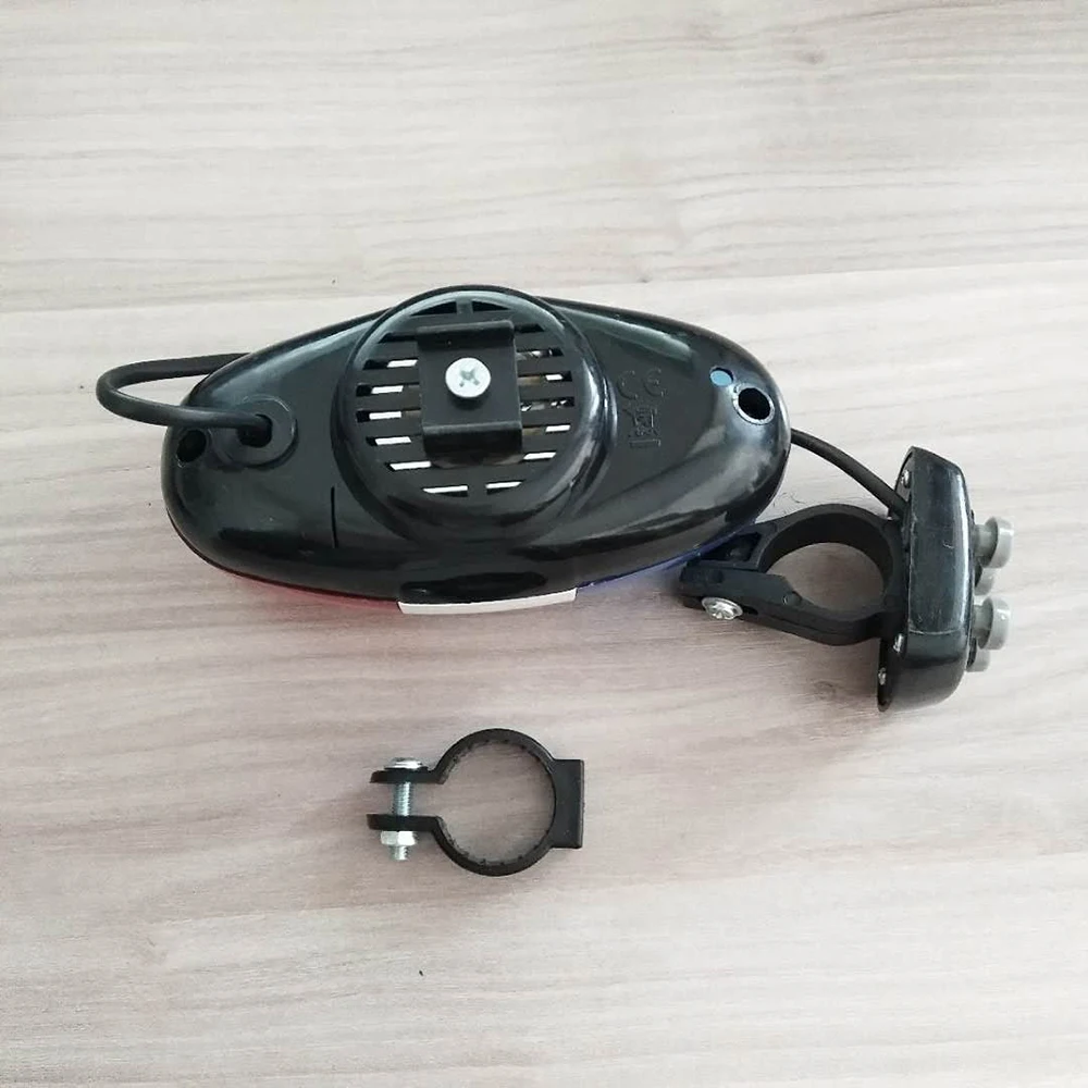 Кольцо для велосипедного велоспорта 4 звука 6 светодиодов сирена электрический