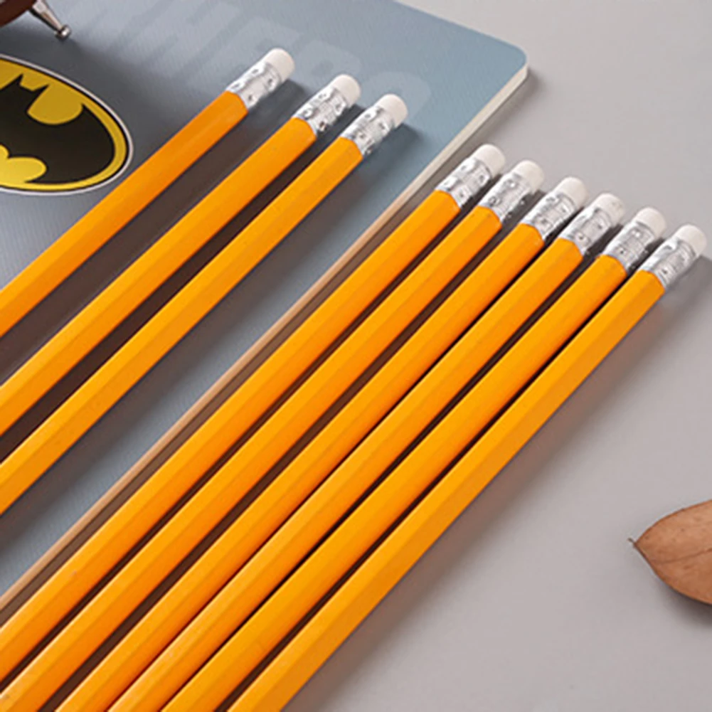 

Pencils Pencils Sharpened with Eraser Top HB Pre-sharpened pencil Yellow 30-Pack refill office school stationery