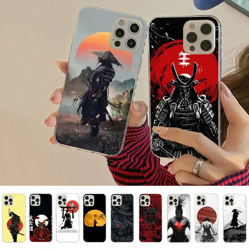 

Japan The samurai Ninja Phone Case for iPhone 11 12 13 mini pro XS MAX 8 7 6 6S Plus X 5S SE 2020 XR cover