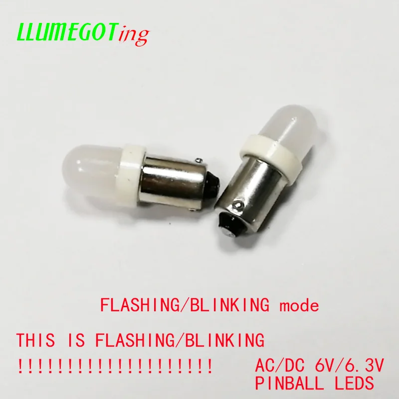 20pcs Warm White RGB BA9S T4W #44 #47 база с матовой линзой доступны различные цвета | Сигнальная лампа -1005002762982013