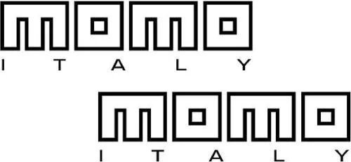 Для 2 x Momo итальянский логотип наклейка Grafik для похудения|Наклейки на автомобиль| |