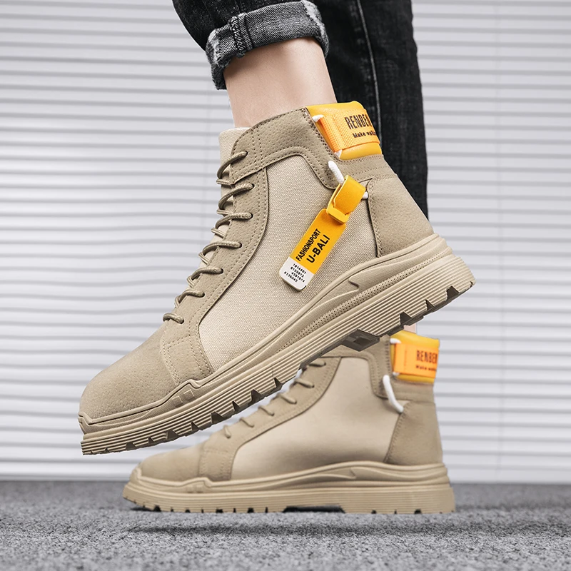 

Men's Winter Boots Men Snow Boots Winter Warm Leather Waterproof Men Sneakers Outdoor Hiking Boots Work Shoes Botas De Hombre
