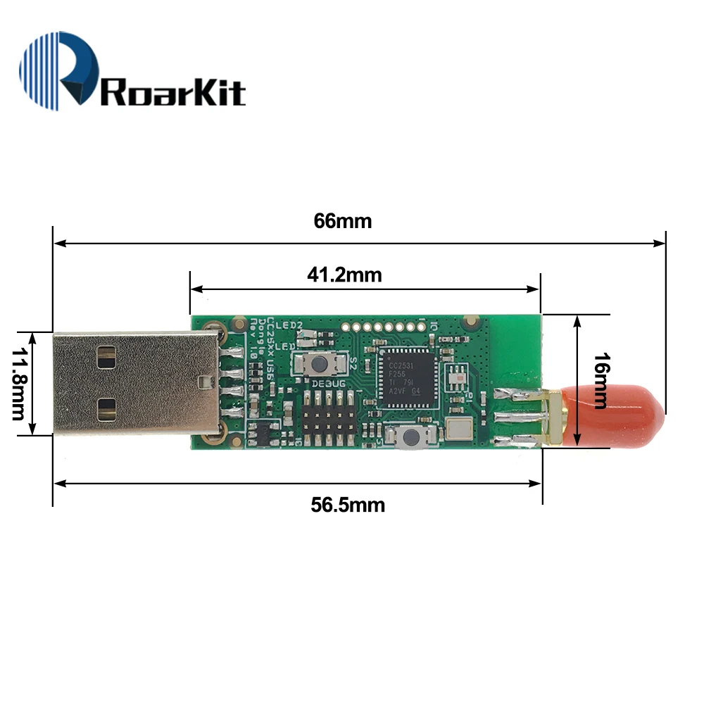 Беспроводная плата Zigbee CC2531 CC2540 Sniffer модуль анализатора Packet Protocol USB интерфейс Dongle