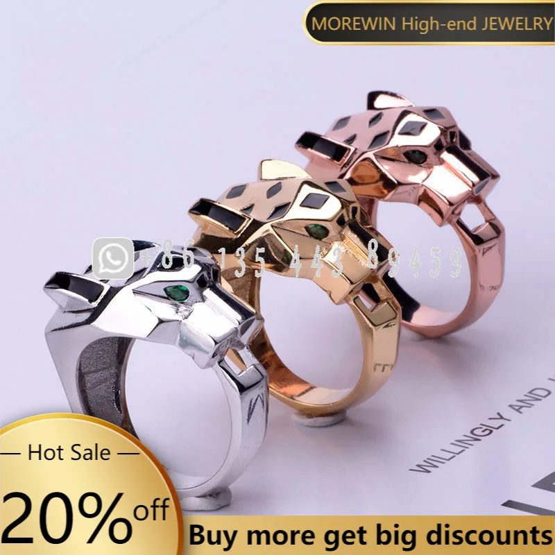 Новинка классическое индивидуальное кольцо с головой леопарда изящное