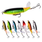 Приманка рыболовная Topwater Whopper Plopper, 1 шт., 10 см, 13,4 г, искусственная жесткая приманка-карандаш, с мягким покрытием, вращающийся хвост