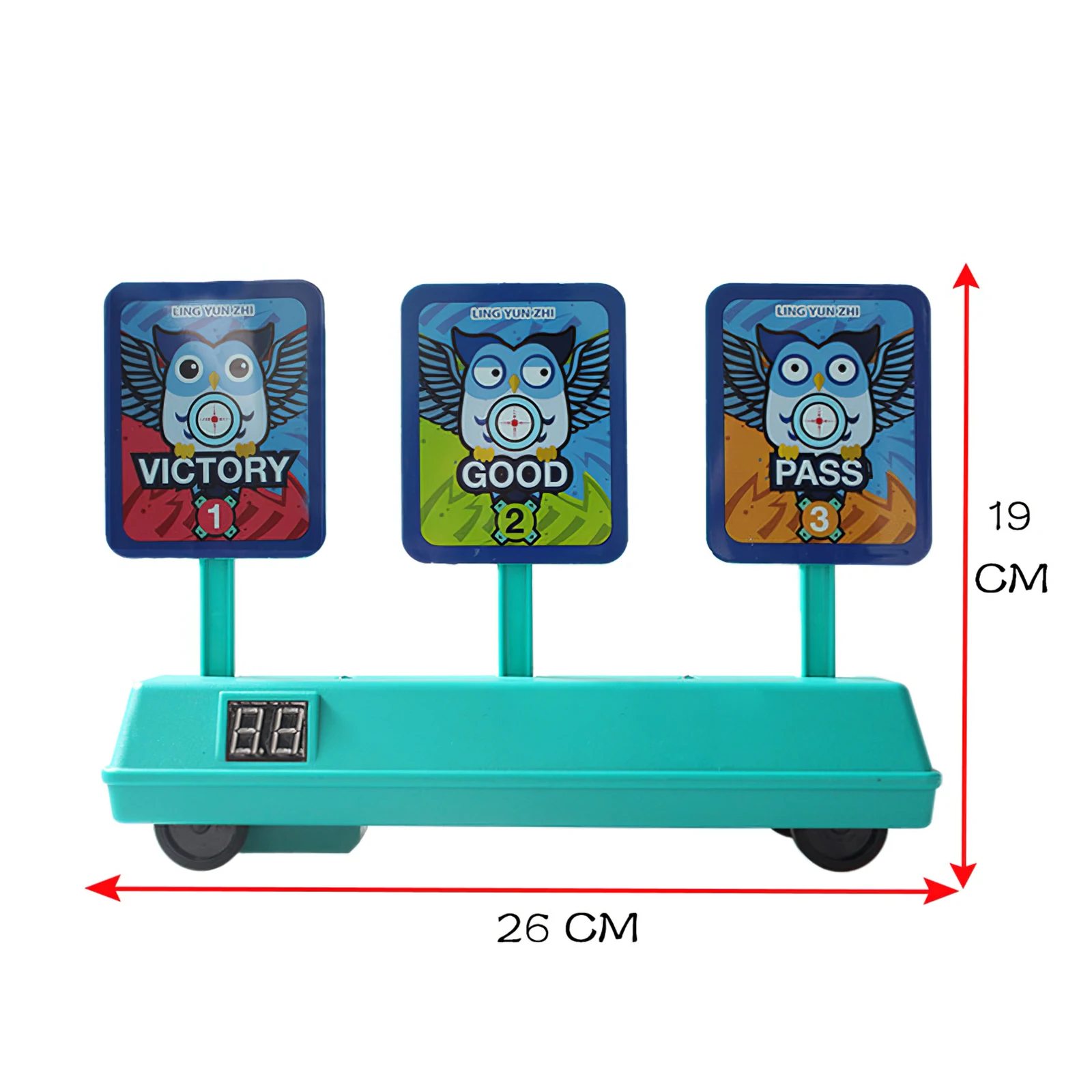 

Children Electric Shooting Target Toy Moving Running Shooting Target Auto Scoring Reset Light Sound Effect With Suction Cap Toy