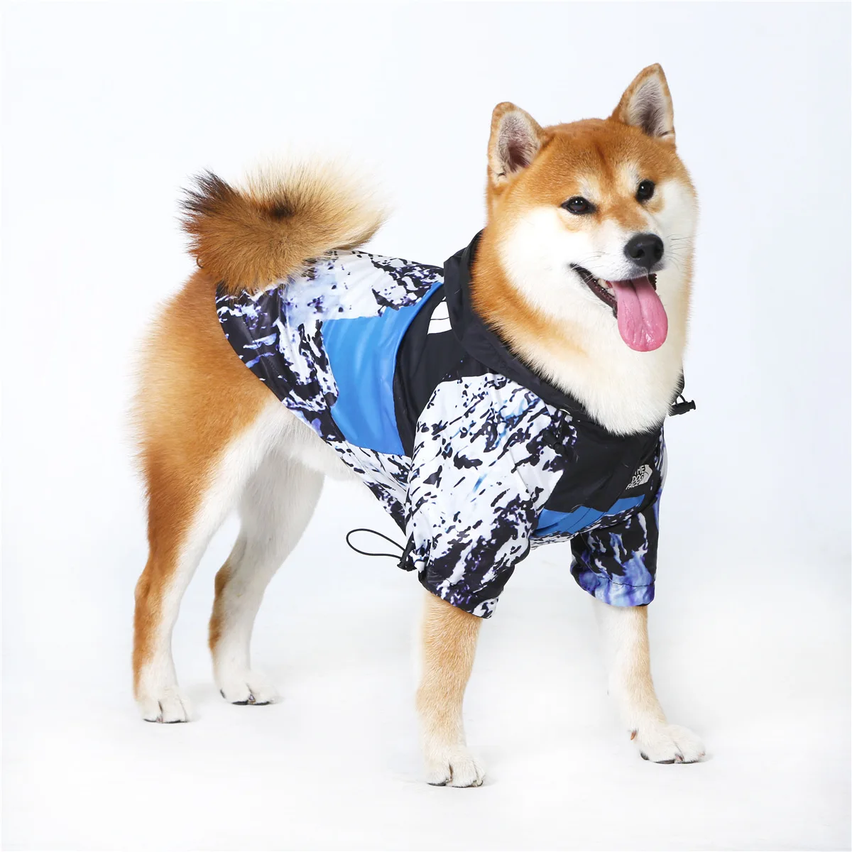 

dog Winter jacket American flag windproof rainproof dog cotton clothing large dog raincoat Winter clothes for dogs dog supplies