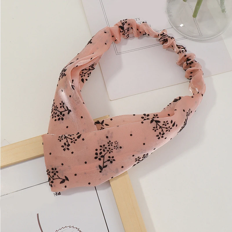 

Fashion Women Bohemian Print Headbands Multiple Styles Retro Cross Knot Elastic Hair bands Soft Girl Hairband Hair Accessories