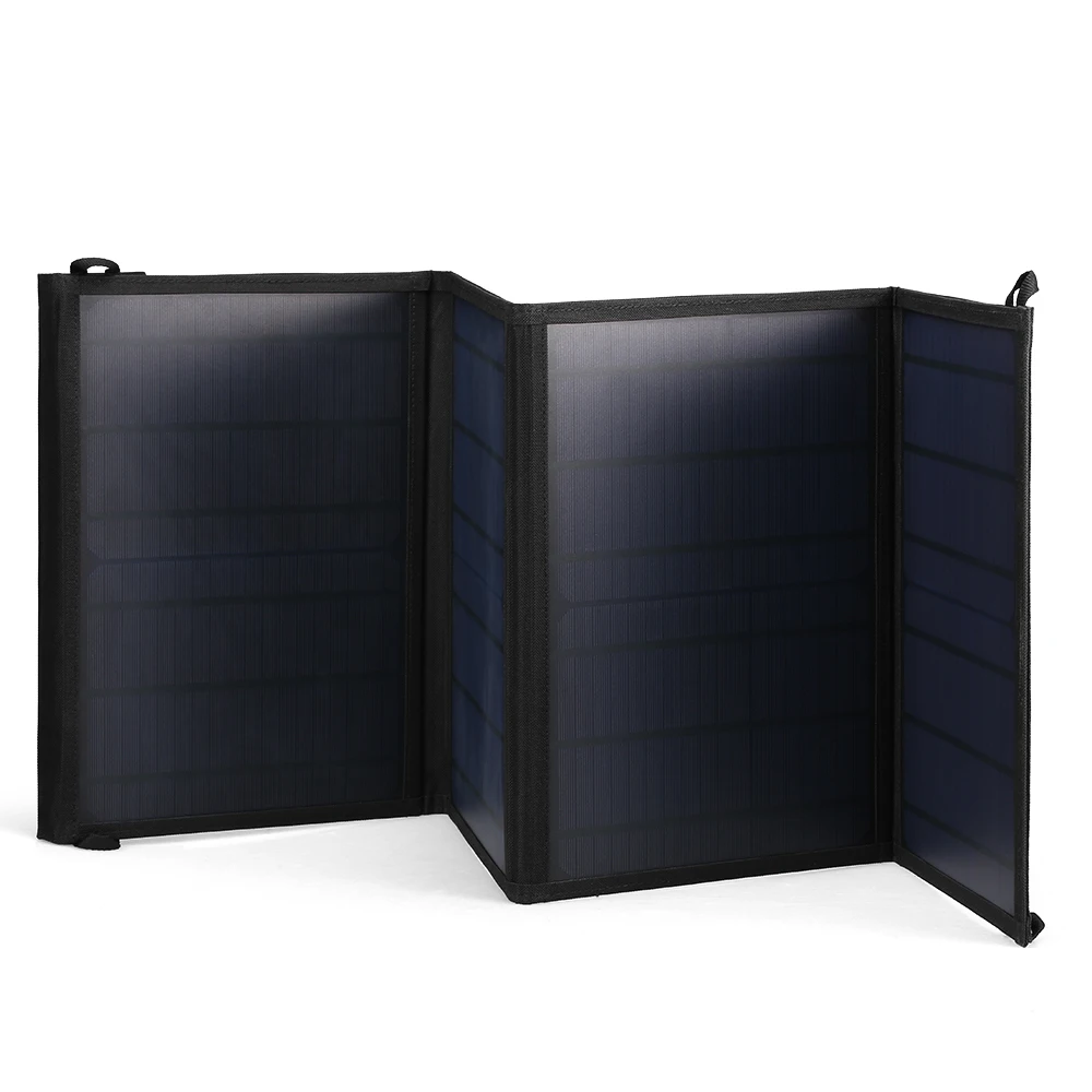 40W портативное солнечное зарядное устройство Водоотталкивающее 5 V/2A USB порт и DC18V