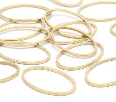 

.. Овальные разъемы из сырой латуни. sz (20x13 мм) Bs 1667 на выбор