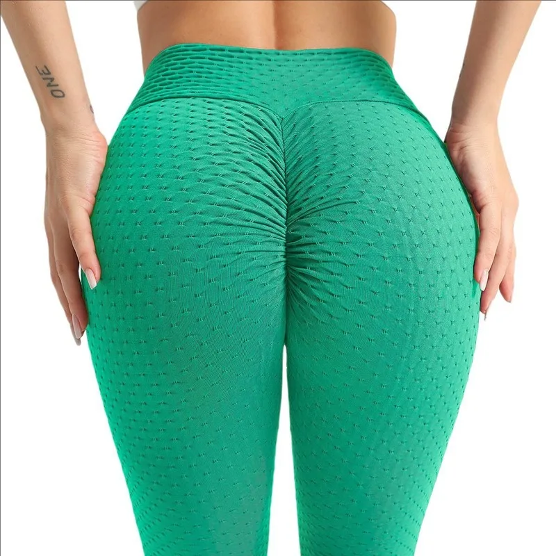 

Yoga Pants Running Seamless Leggings Fitness Woman Workout Ruched Legging Sport Women Anti Cellulite for High Waist Push Up With