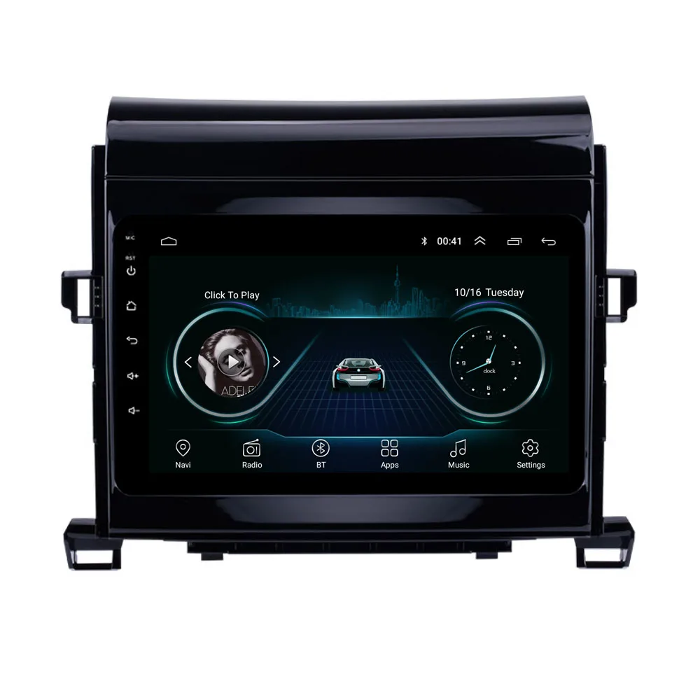 4G LTE Android 10 1/9/8.1 для Toyota ALPHARD Vellfire ANH20 Мультимедиа Стерео DVD плеер навигации GPS