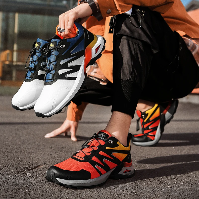 Beli Sepatu Pria Seri Solomon Sneakers Antiselip Tahan Air Tahan Ledakan Sepatu Olahraga Bersepeda Lari Hiking Untuk Pria 40-47