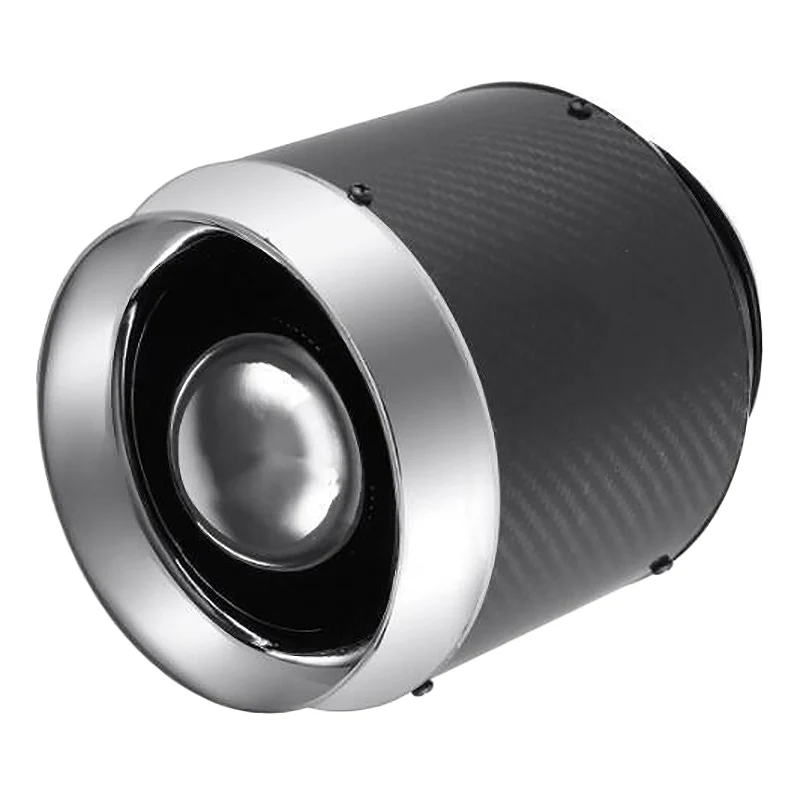 Новые 3 дюймов 76 мм вход/5 карбоновое волокно Hi потока воздуха фильтр для