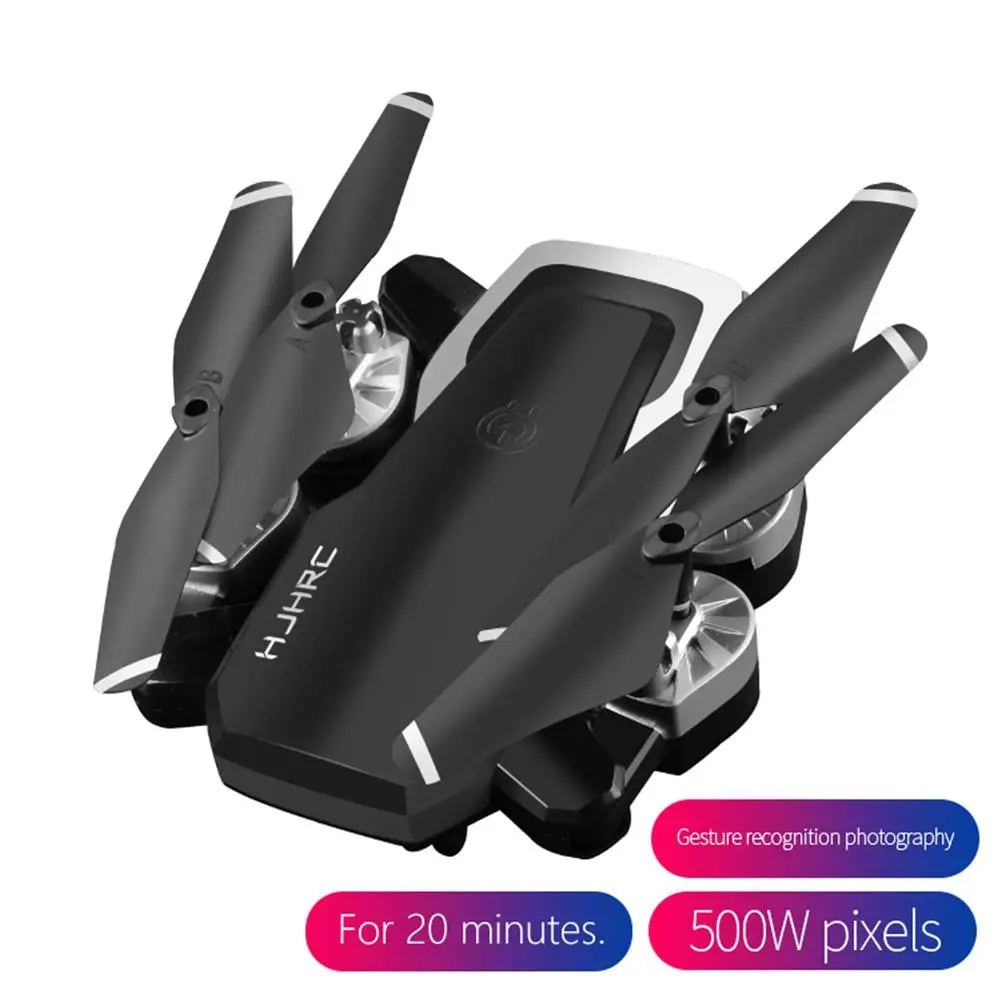 Складной Дрон HJ28, 20 минут автономной работы, живое видео, Wi-Fi, FPV, управление через приложение, Безголовый режим, Ру Квадрокоптер, самолет, Подростковый подарок