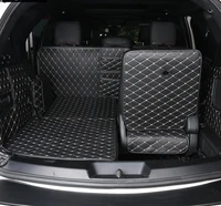 7 seat trunk cargo liner protector carpet cover mat for ford explorer 2011 2019 2015 2016 2017 2018 2013 car accessories