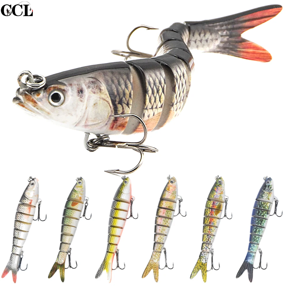 

140MM 26G Bionic Hard Bait Wobblers Sinking Jointed Swimbait NO.6 Treble Hook 3D Eyes In River Pond Lake For Trout Pike Shad