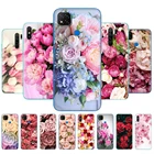 Чехол для redmi 9A 9C 9, чехол для Xiaomi Poco X3 NFC Poco X3 Pro F2 Pro, Mi Note 10 Lite, чехол-накладка с цветными цветами, розами, пионами