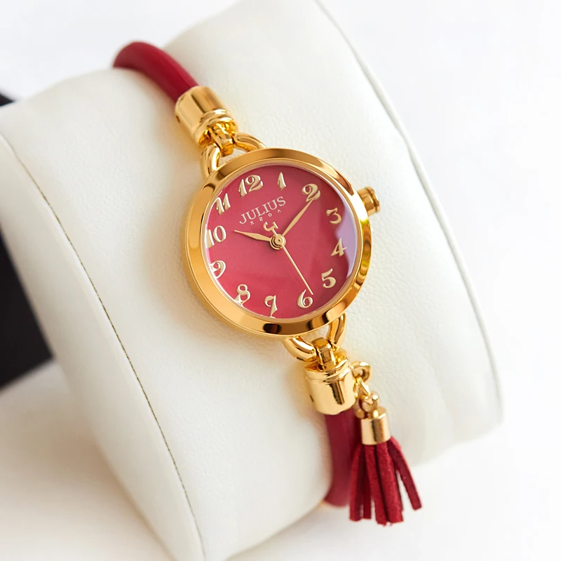 Часы наручные Julius женские кварцевые маленькие японские элегантные модные с