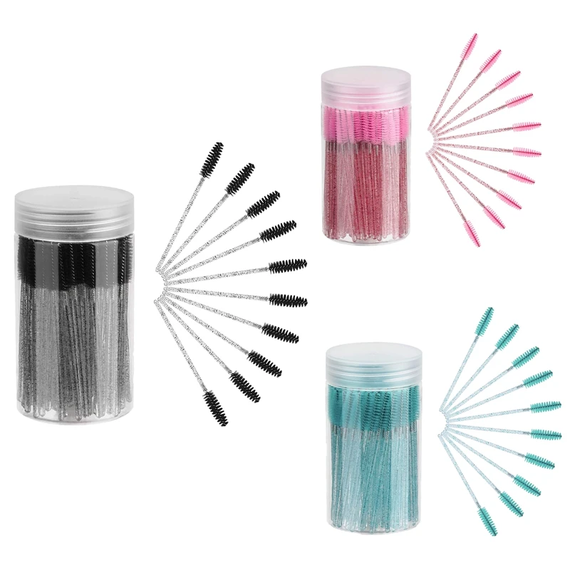 

100PCS Disposable Eyelash Brush Applicators Kits for Mascara Wands