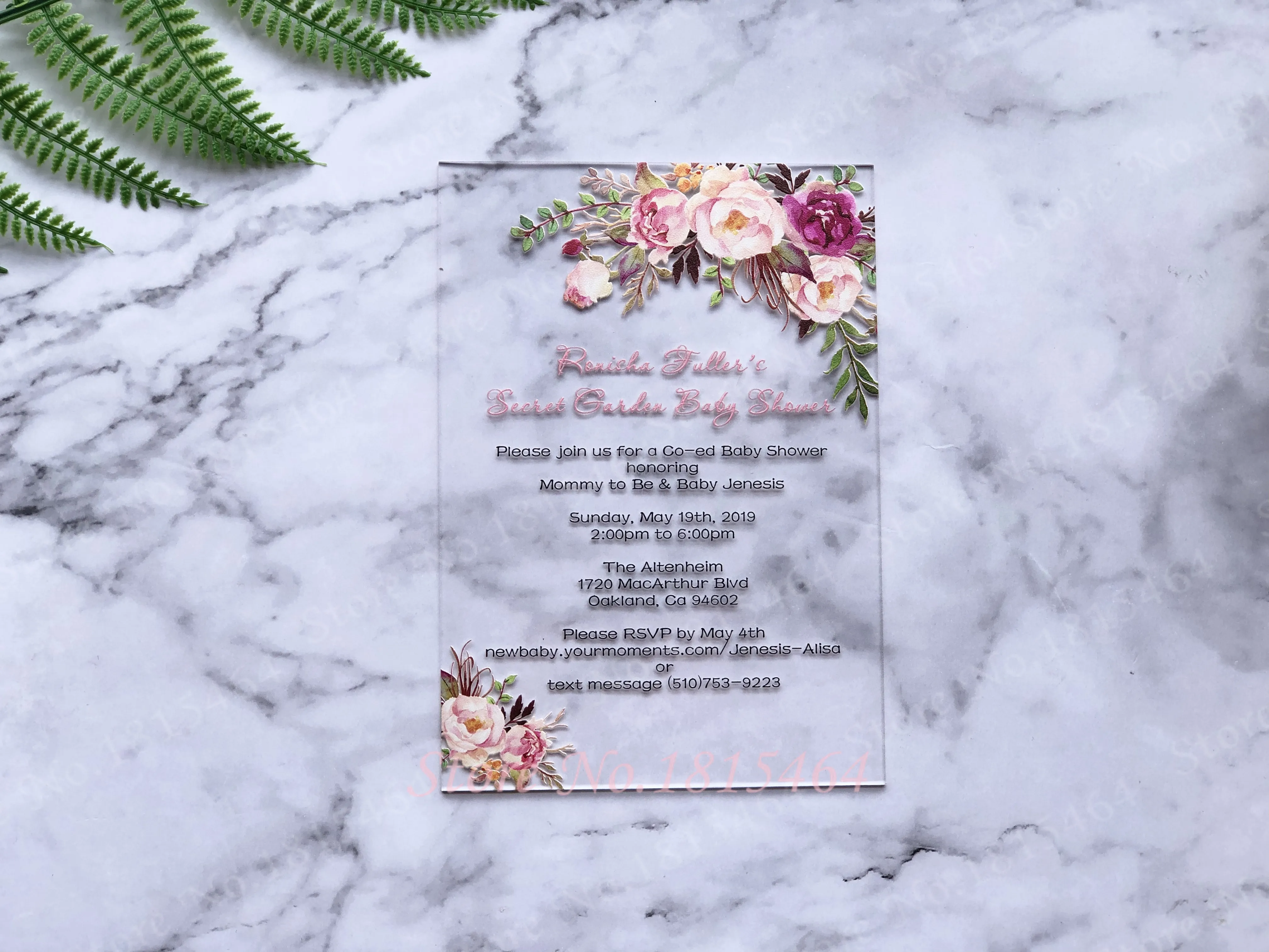 10 шт. акриловые открытки с УФ-печатью