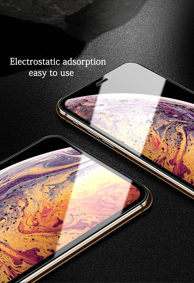 2 шт./партия 9H закаленное стекло для iphone X XS XR XS MAX защита экрана полное покрытие стекло для iphone xs max xr xs x защитная пленка