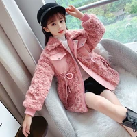 girls babys kids coat jacket outwear 2022 cute thicken spring autumn cotton outdoor tracksuits outfits%c2%a0overcoat toddler childre
