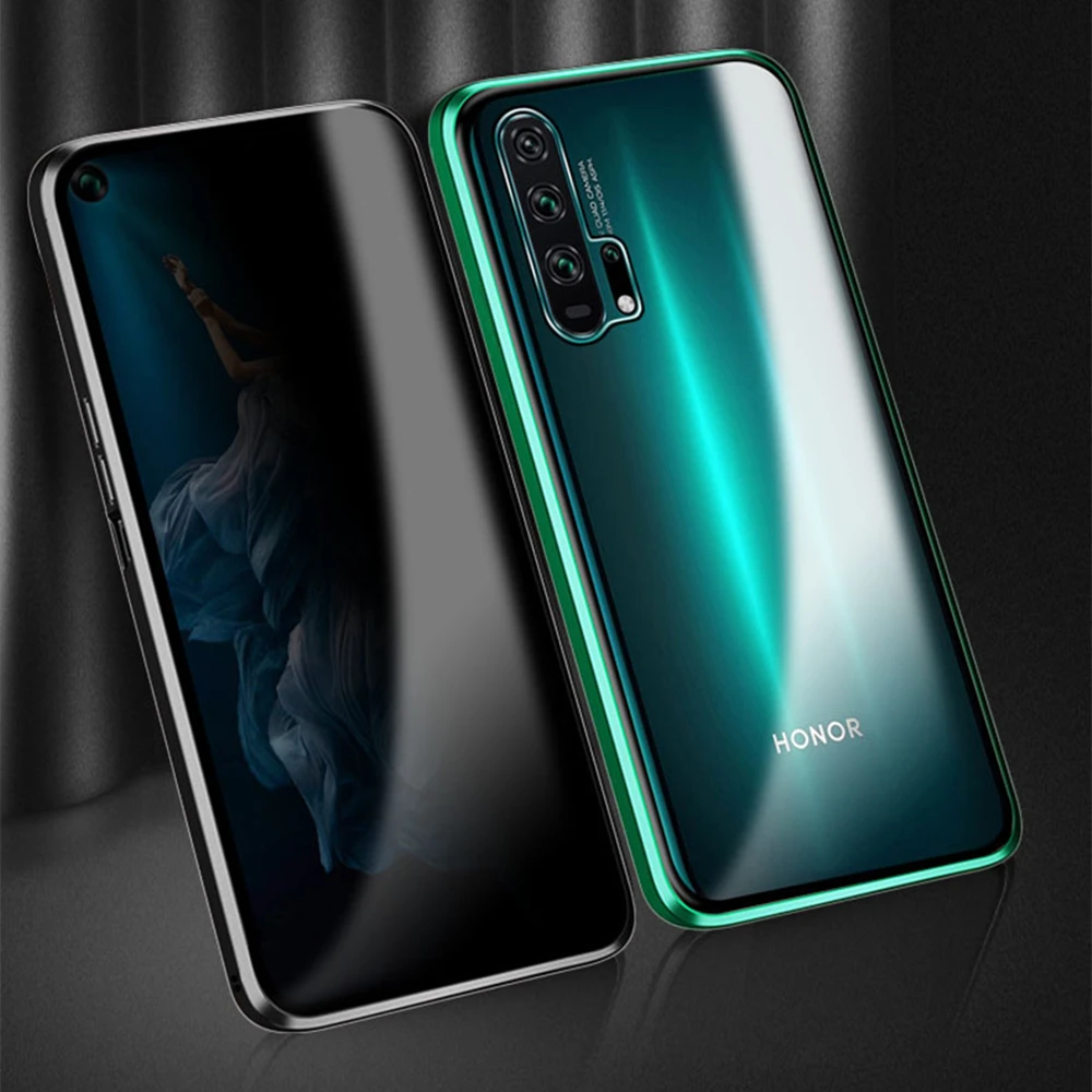 Магнитное закаленное стекло конфиденциальности металлический чехол для