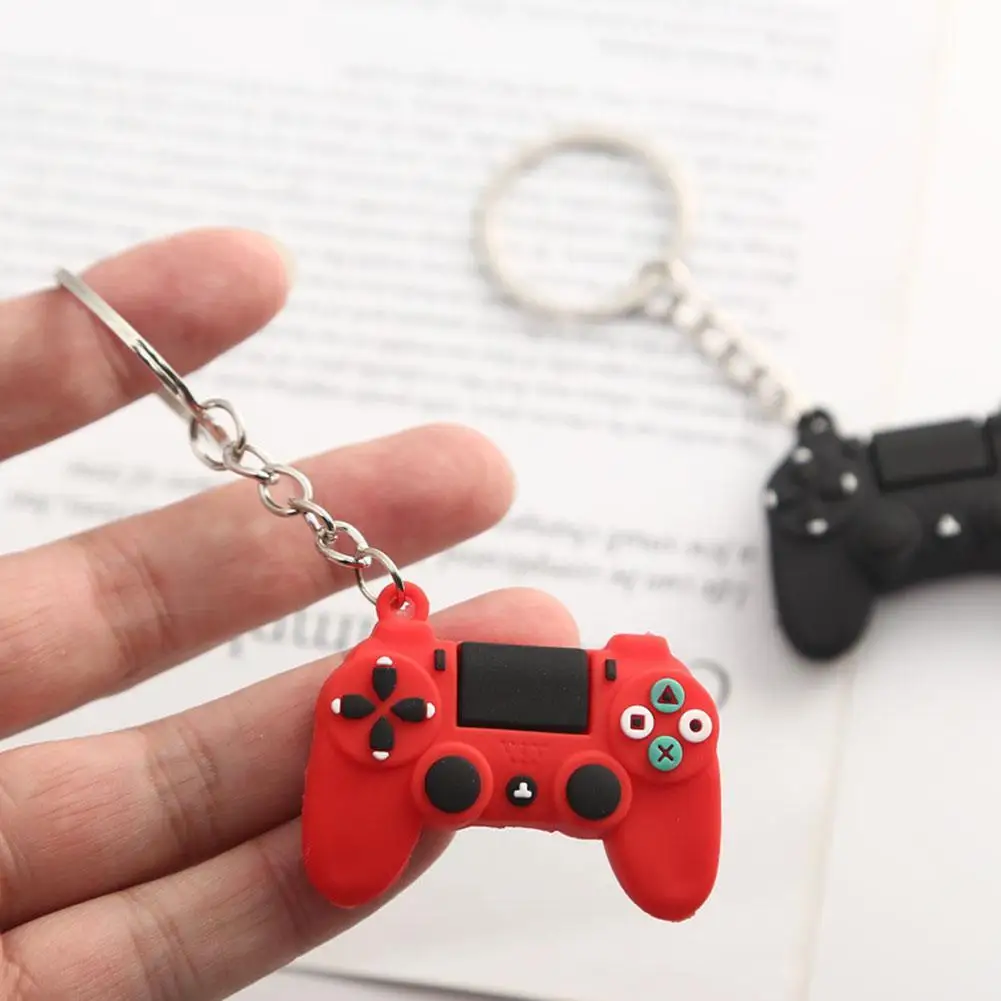 

Kawaii Game Console Handle Decompression Keychain Pvc Soft Plastic Three-dimensional Pendant