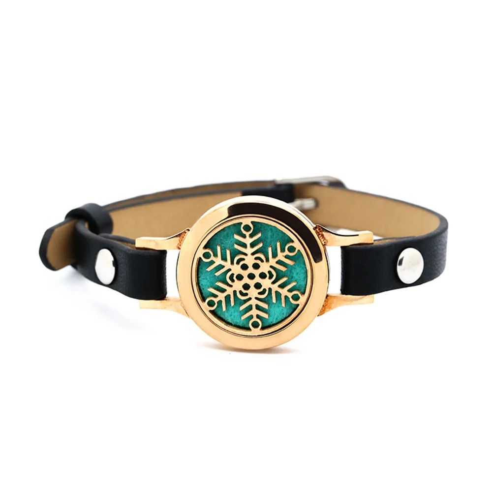 BOFEE Tree Of Life Essential Oil Diffuser Bracelet Magnetic Stainless Steel Aromatherapy Locket Leather 25mm Jewelry | Украшения и