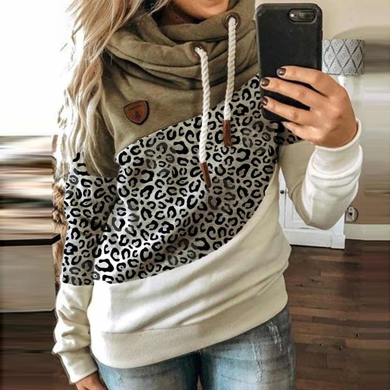 

Women Casual Patchwork Thick Hoodies Sweatshirts Female Basic Drawstring Harajuku Sweatshirts Autumn Winter Warm Pullovers Tops