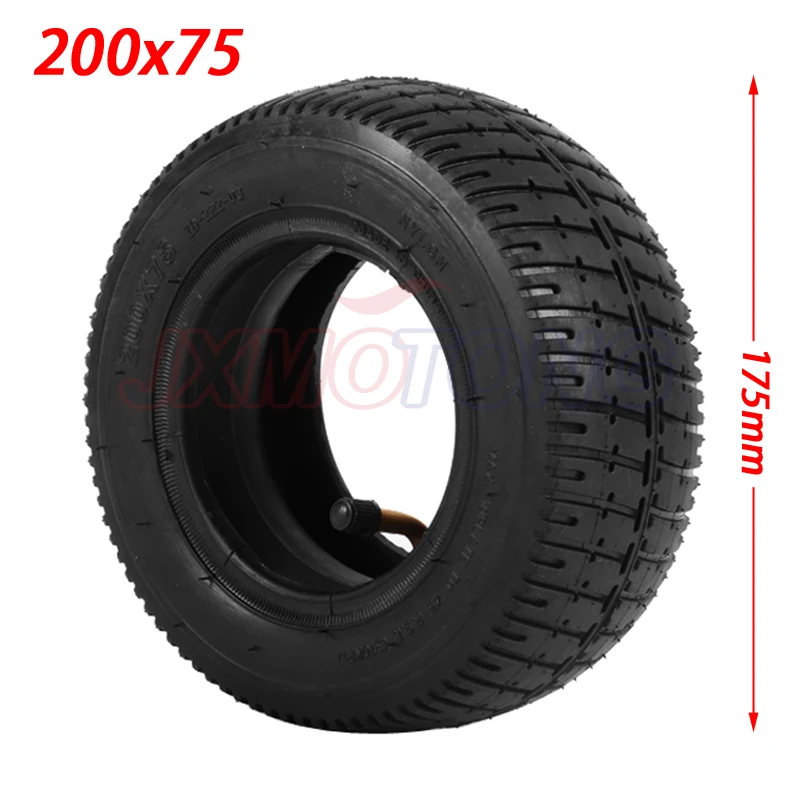 8-дюймовая шина 200x75 толстая Расширенная износостойкая для электрического