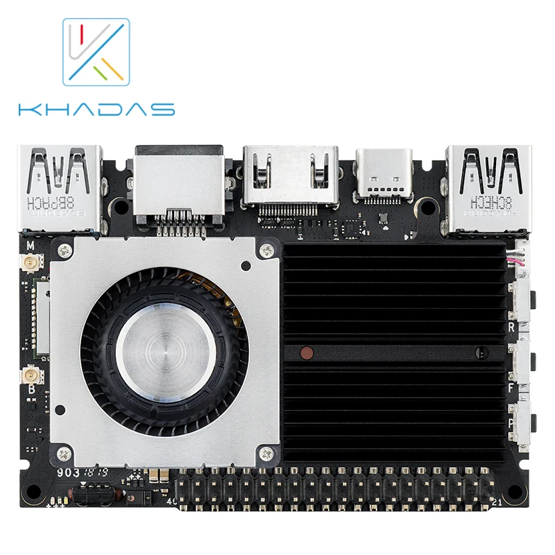 Новый одноплатный компьютер Khadas SBC Edge V Pro RK3399 с 4G DDR4 + 32 ГБ EMMC5.1|Демонстрационные