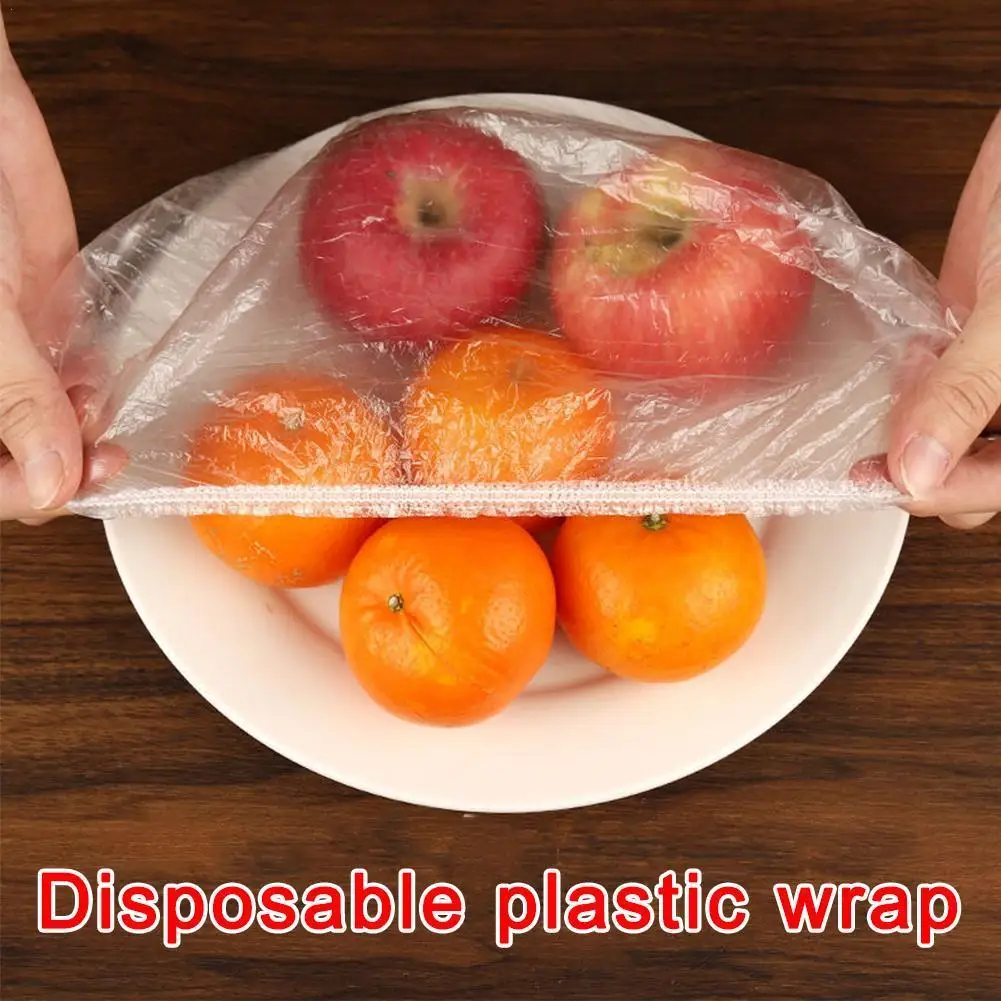 

Disposable Fresh-keeping Film Cover Household Food-grade Fresh-keeping Bowl Bag Kitchen PE Leftover Food Fresh-keeping Covers