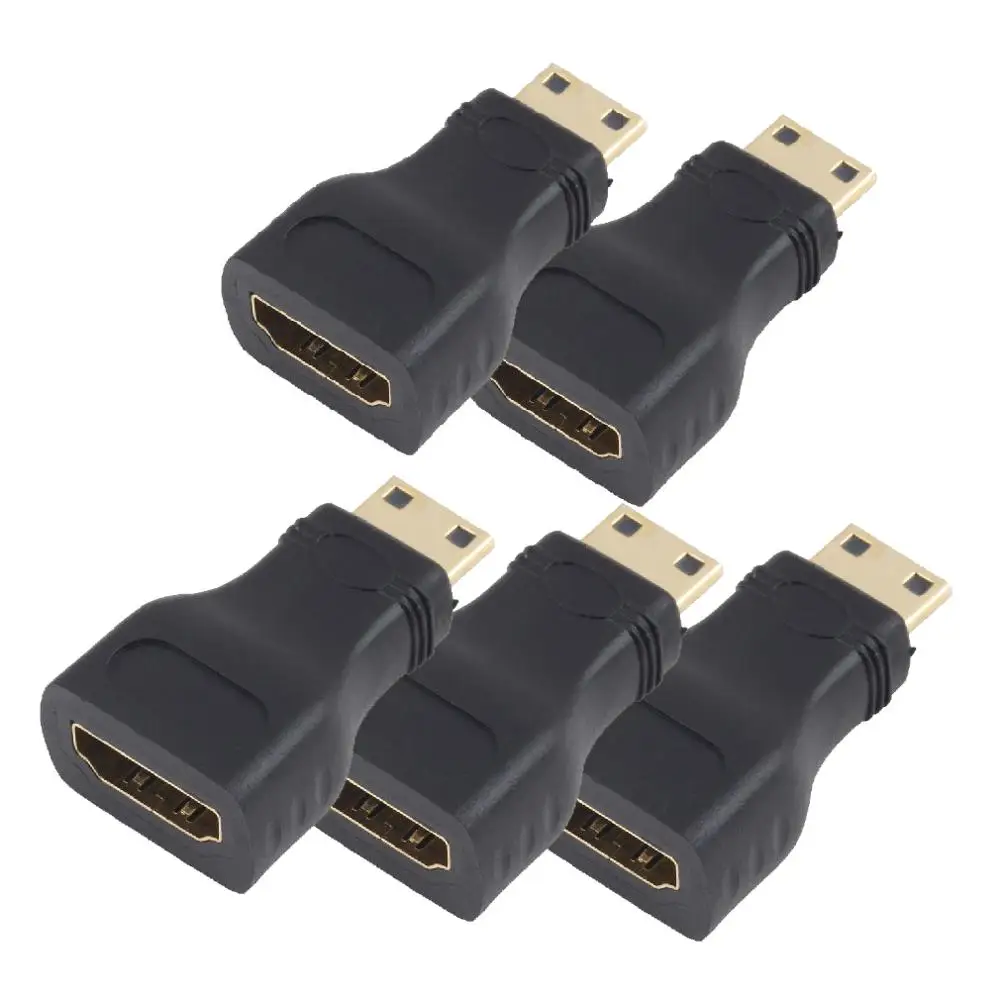 5 шт. HDMI Женский к Мини Мужской видео сигнал конвертер адаптер HDTV Разъем UL |
