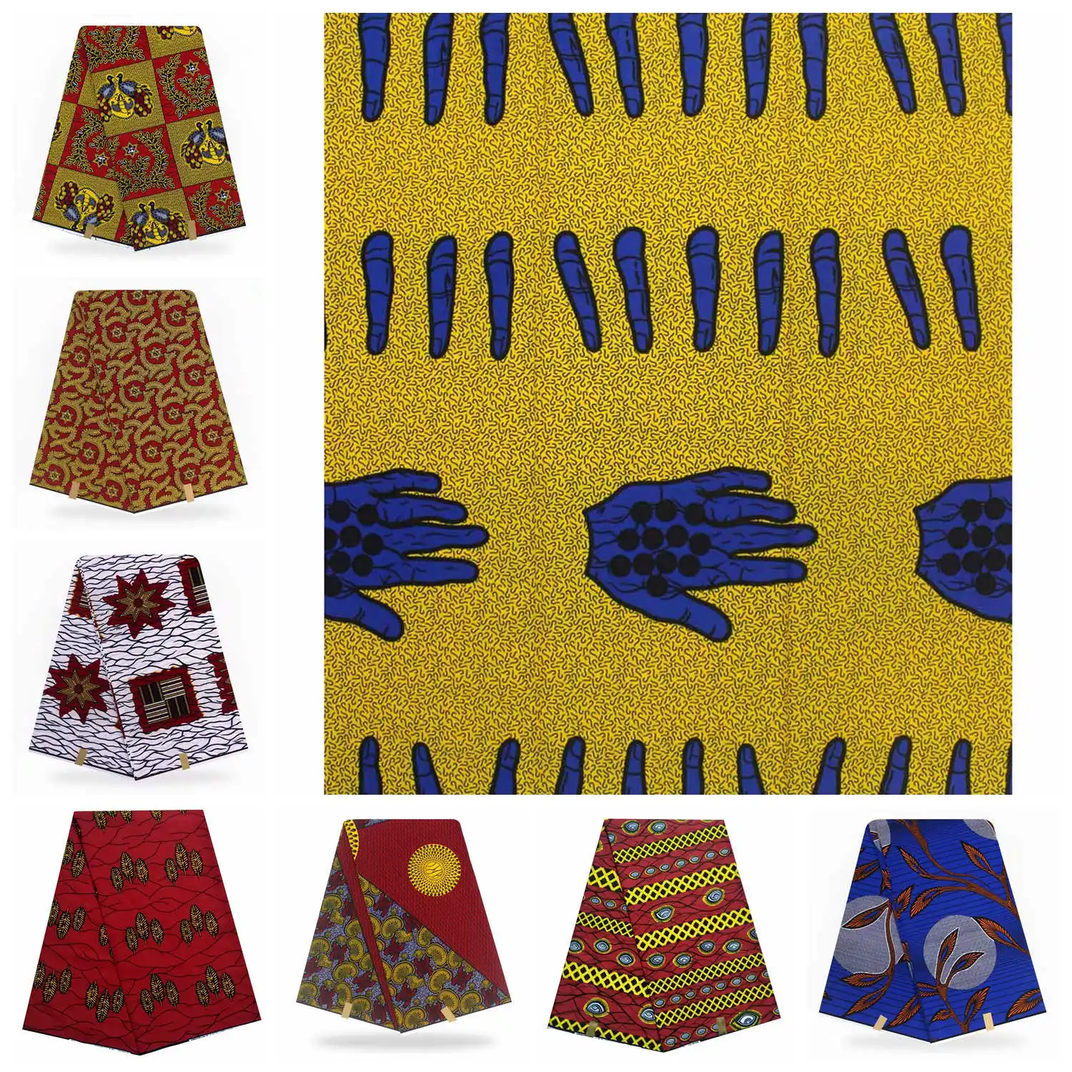 Veritable Wax Veritable Nigerian Lace Fabrics ASO EBI African Cotton Print Ankara Veritable Wax Pagne Africain Wax Veritable