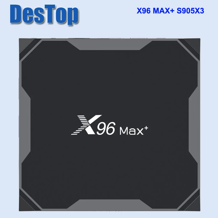 20 шт. X96 MAX PLUS 4 Гб ОЗУ 64 ПЗУ Android 9.0 ТВ-приставка Amlogic S905X3 64-разрядный четырехъядерный