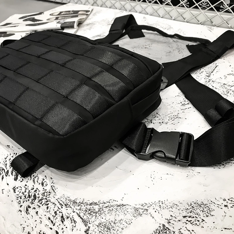 Мужская нагрудная Сумка-жилет водонепроницаемая тактильная уличная одежда в