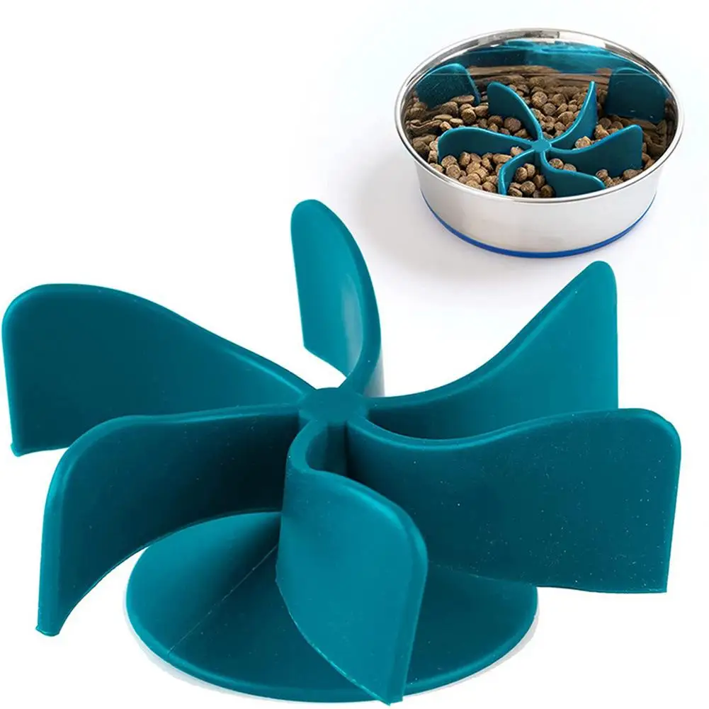 

Spiral Slow Feeder Insert Safe Practical Slow Feeder Silicone Material Dog Bowl Tool Avoid Choking Overeating Slow Eating Feeder