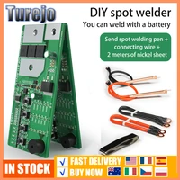 diy mini spot welder kit 12v spot welding machine for 18650 mos tube 0 10 3mm nickel sheet welding tool pbc 26650 38650 new