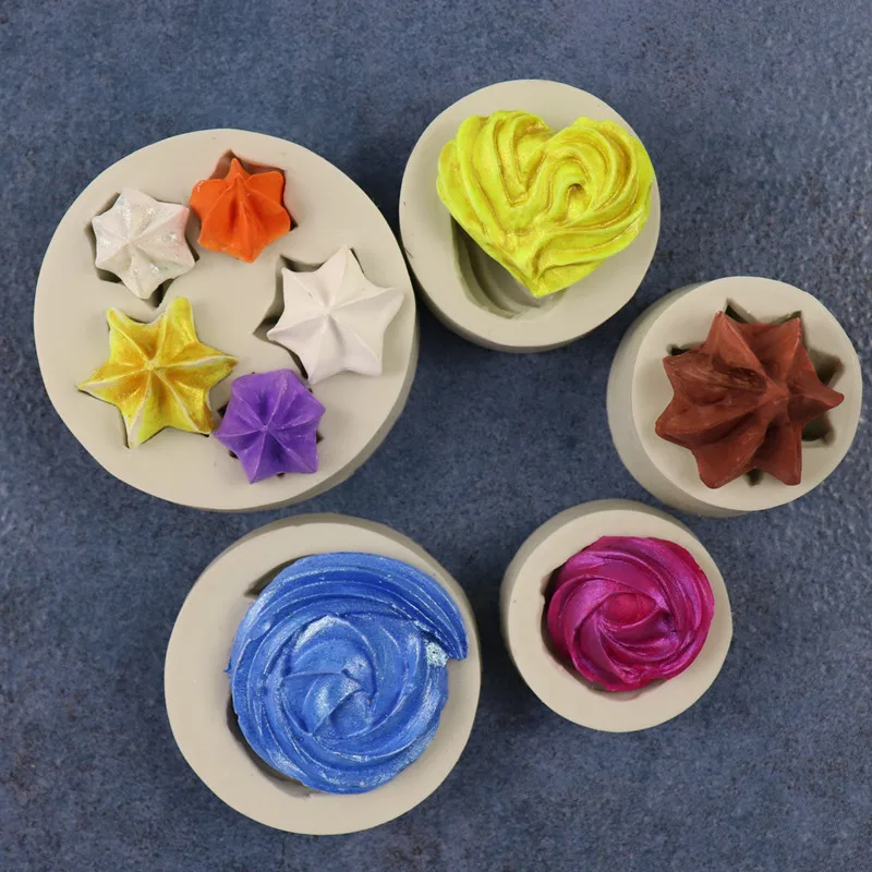 

Small and large cream cookie liquid silicone mold