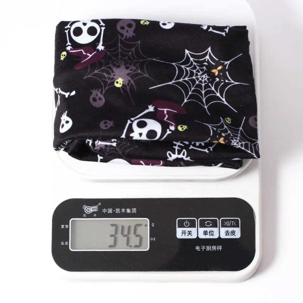 Повязка на голову для Хэллоуина повязка с пауком тыквой черепом широкий