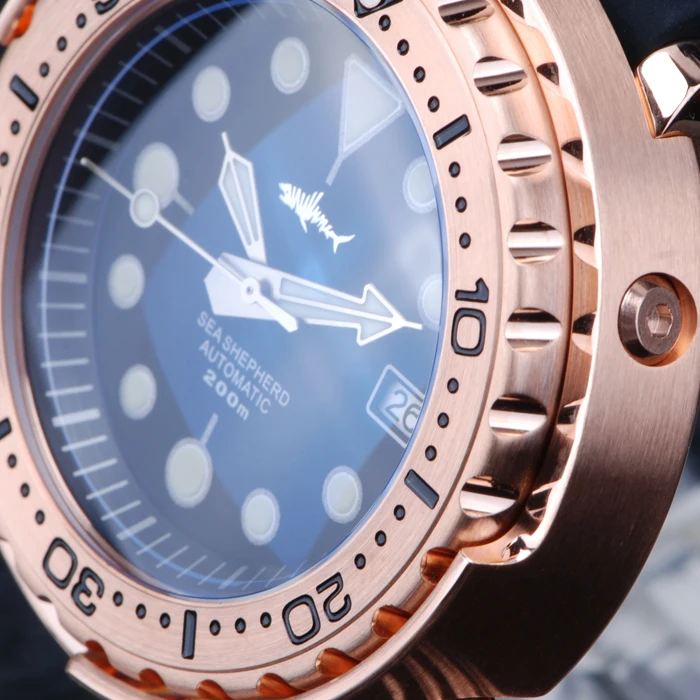 Мужские подводные часы Роскошные мужские HEIMDALLR Модные автоматические механические наручные 200 м